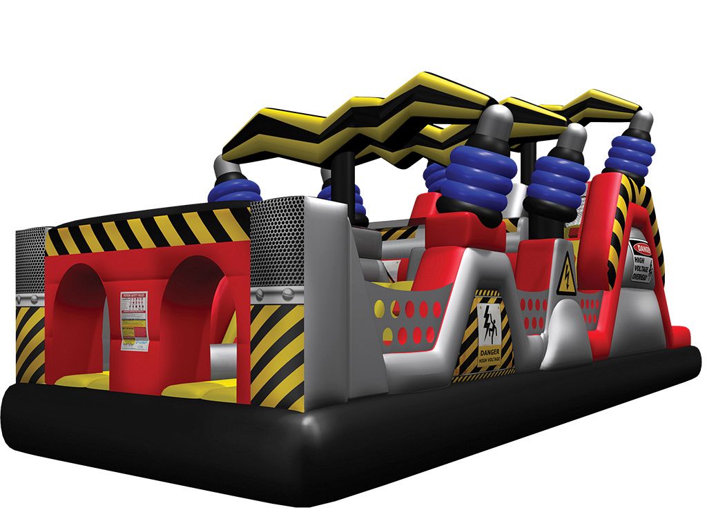 High Voltage™ Jr. Obstacle Course Inflatables