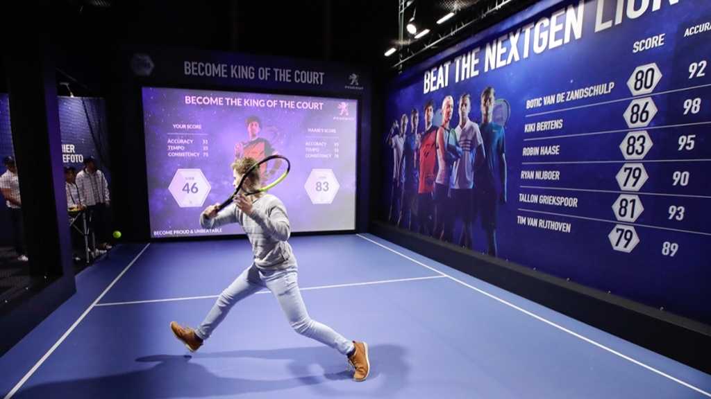 Digital-tech-wall tennis