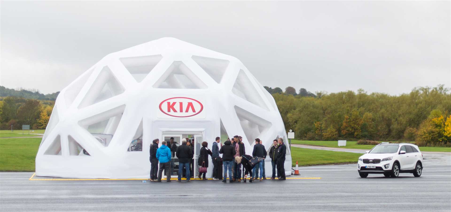 Presentati i nuovi Air-dome, il futuro degli stand geodesici