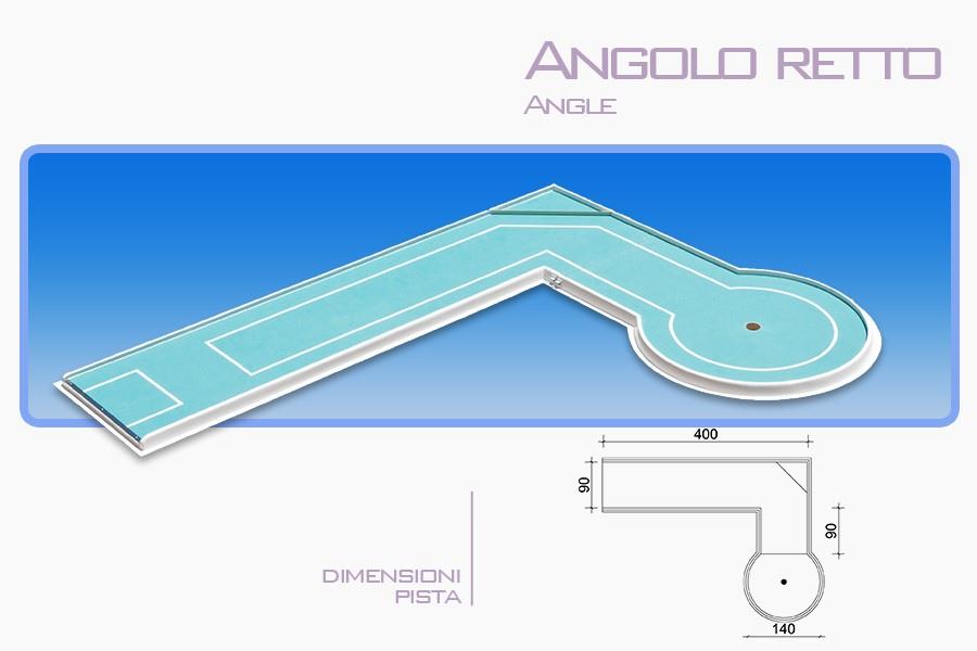 Pista Minigolf Nr. 04 - Angolo Retto