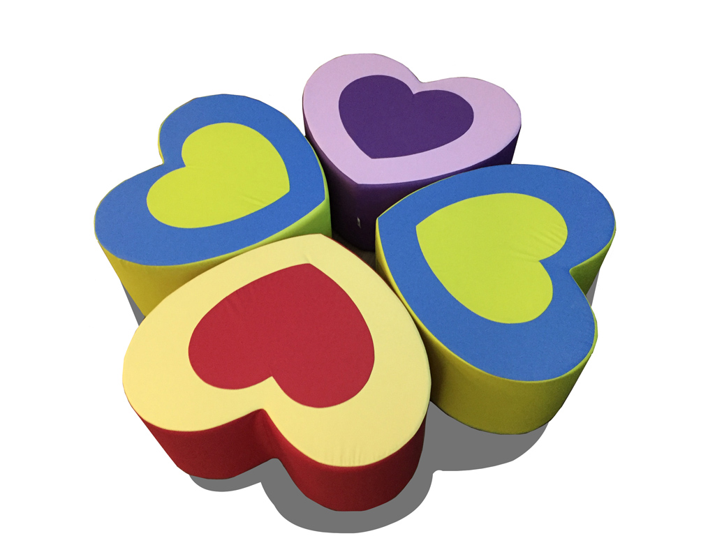 Heart Shaped Pouffe