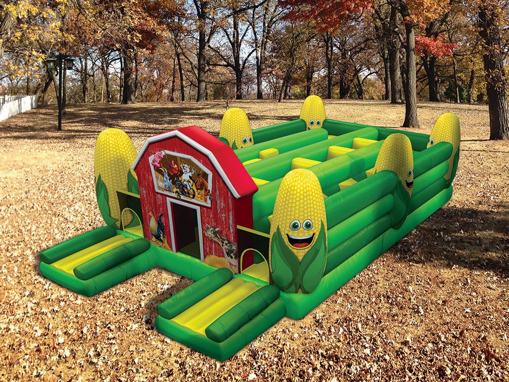 Corn Maze Obstacle Course/Inflatables