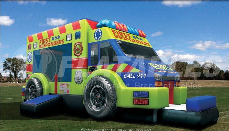 First Responders Combo Inflatables (Green/Blue)