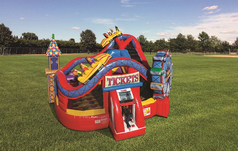 Midway KidZone™ Wet/Dry Combo Bouncers Inflatables