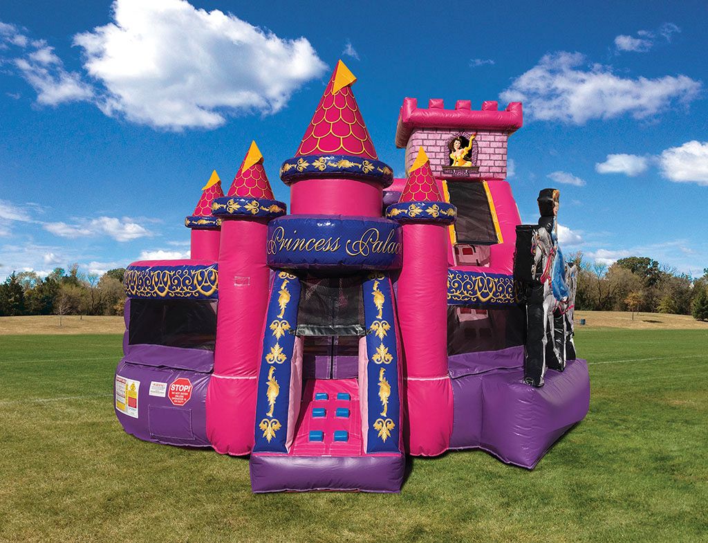 Princess KidZone™ Wet/Dry Combo Inflatables