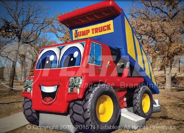 Jump Truck Combo Red/Blu Inflatables