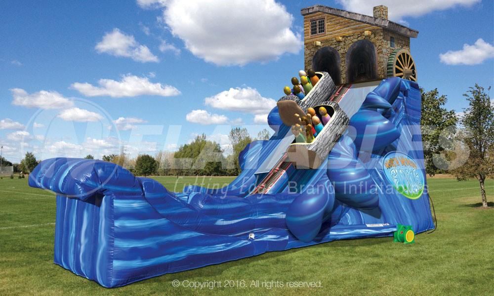 North Woods Flume™ Wet/Dry Slide Inflatables
