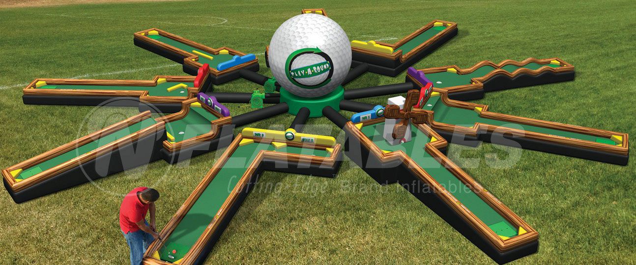 Play-A-Round Golf 9-Hole Mini Golf Inflatables