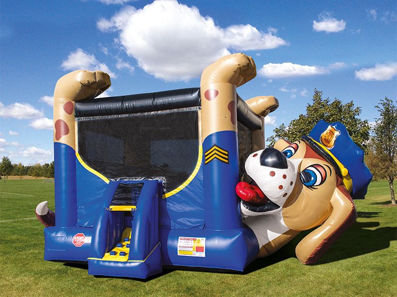Police Dog Belly Bouncer Combo Inflatables