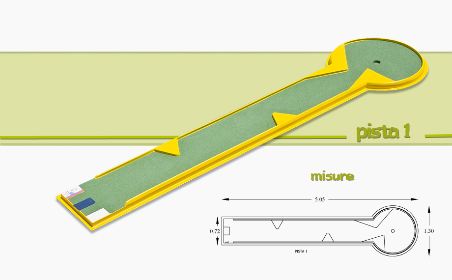 Minigolf Track nr. 01