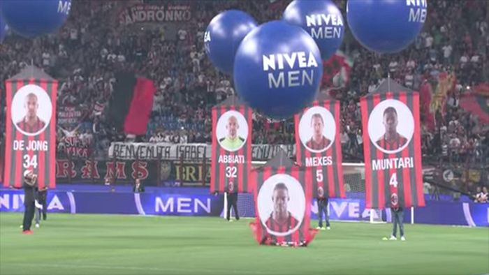 Nivea attivazione sponsorizzazione - AC MILAN